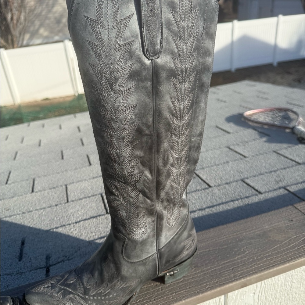 Lane Women's Charcoal Heeled Boots Lexington!!! 🩷 - Picture 5 of 14